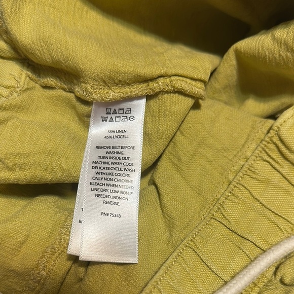 C&C California Yellow Athletic Shorts Relaxed Fit Drawstring - Picture 7 of 9